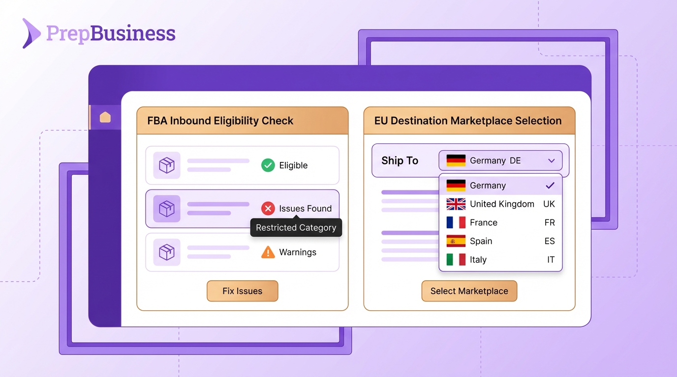 Ship Smarter: FBA Eligibility Checks and EU Marketplace Selection
