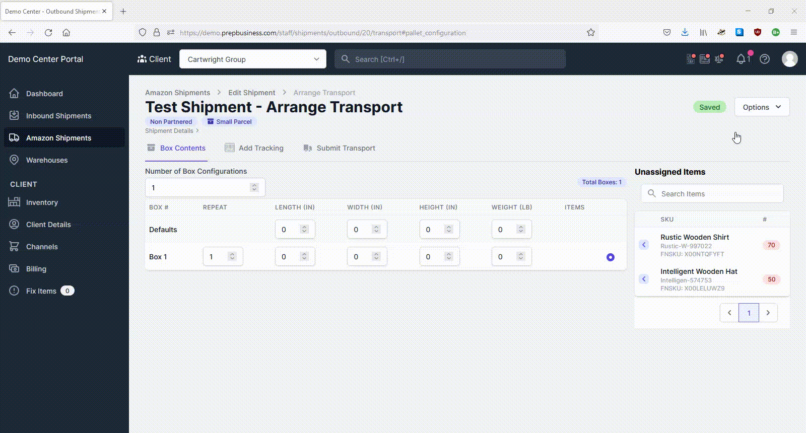 Non-Partnered Amazon Shipments (Small Parcel, LTL/FTL)
